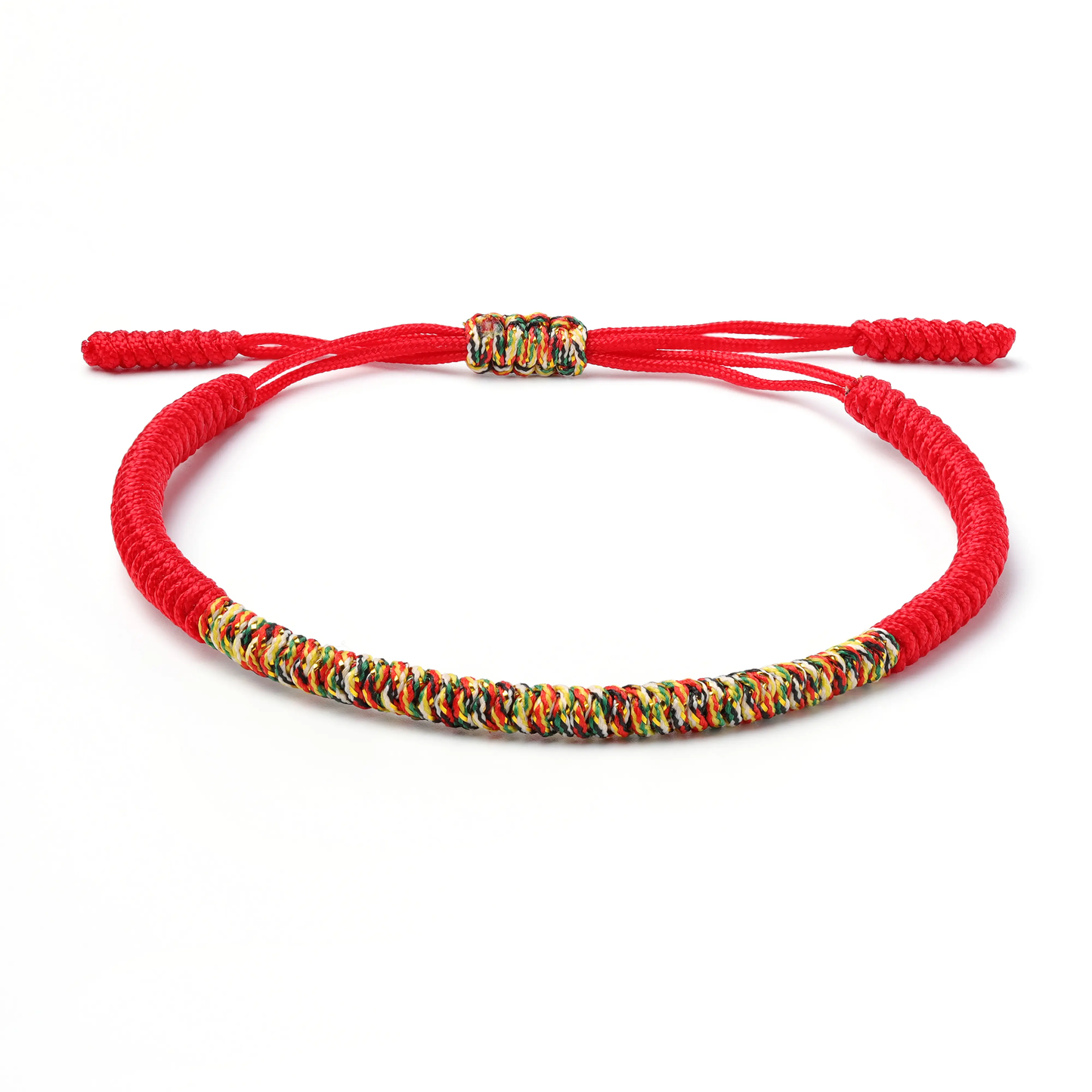 SINTONIZACIÓN - Pulsera de nudos budistas de la suerte hecho a mano