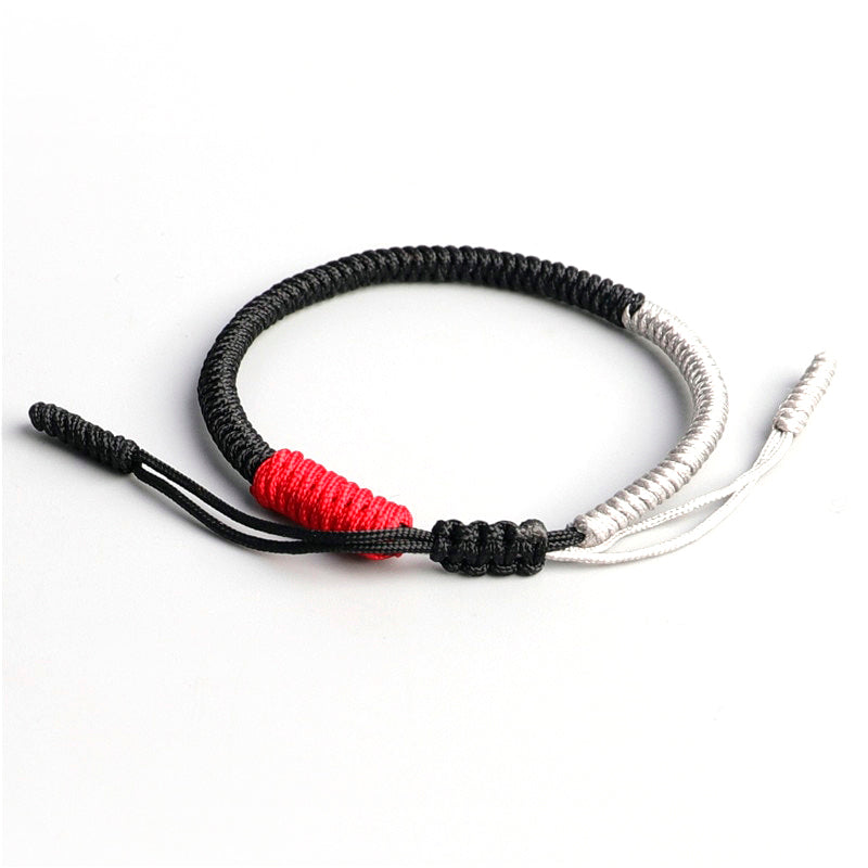 KARMA - Pulsera de nudos budistas de la suerte hecho a mano