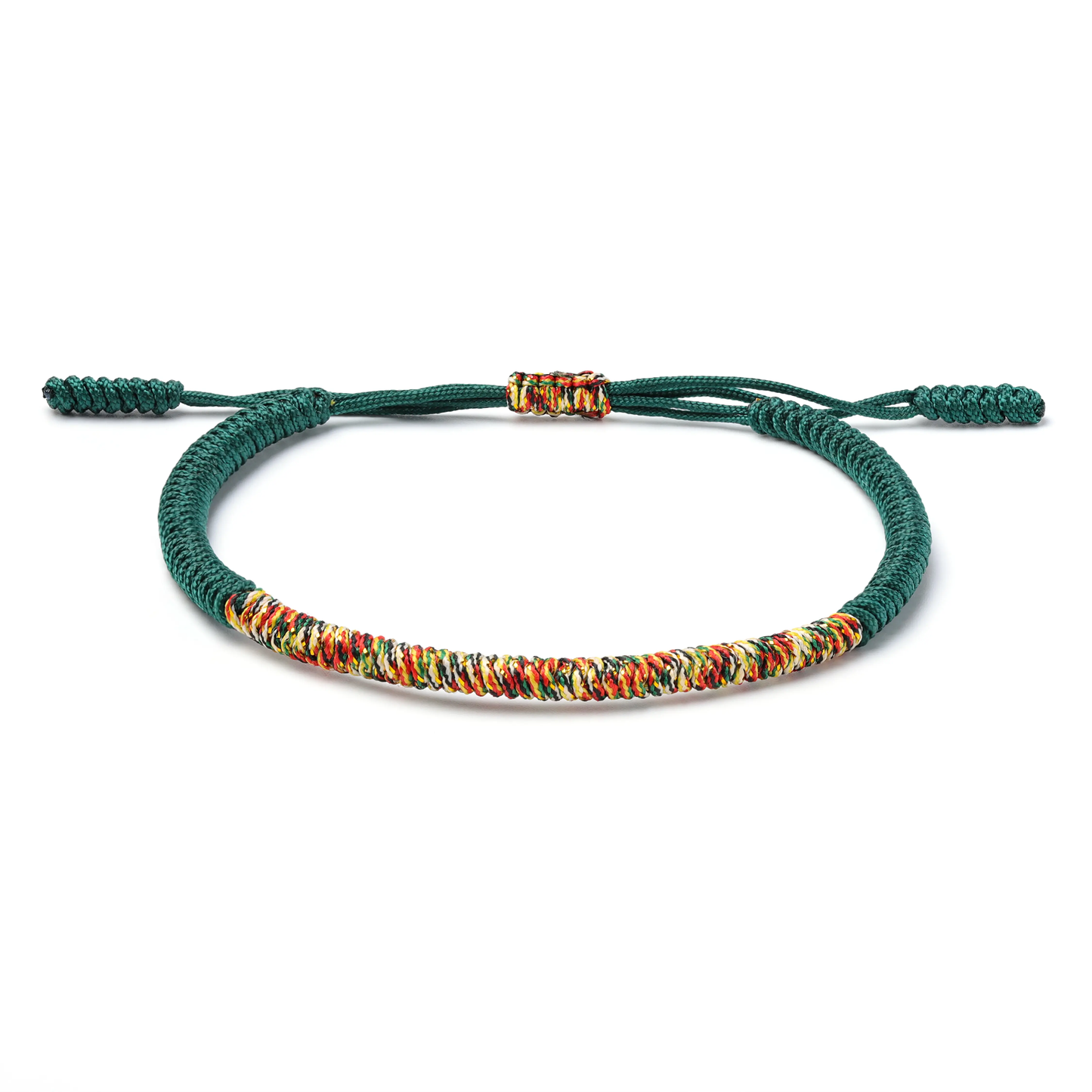 SINTONIZACIÓN - Pulsera de nudos budistas de la suerte hecho a mano