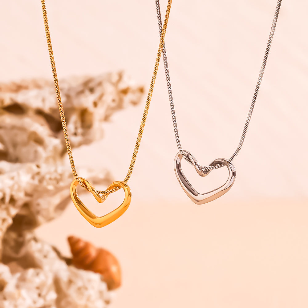Colgante Corazón Infinito | Símbolo eterno de amor y conexión | Elegancia Atemporal