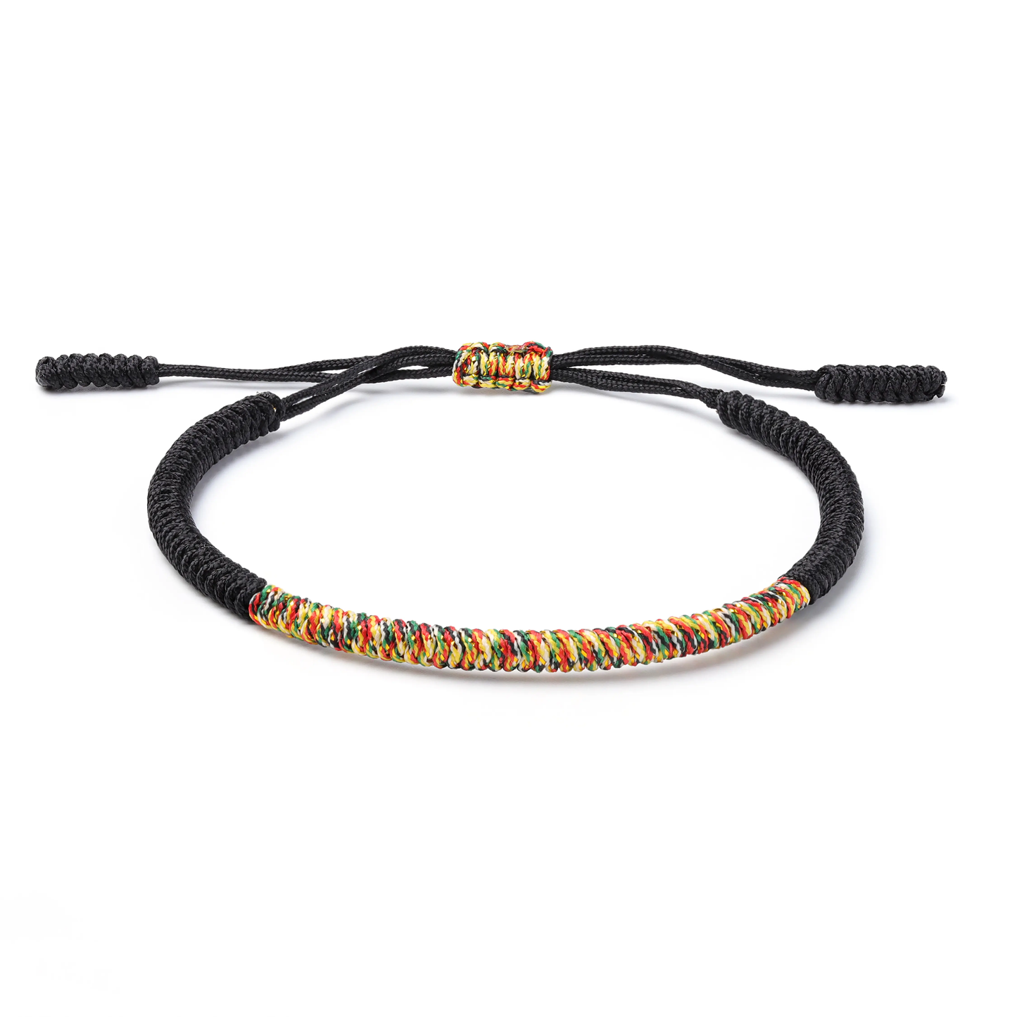 SINTONIZACIÓN - Pulsera de nudos budistas de la suerte hecho a mano