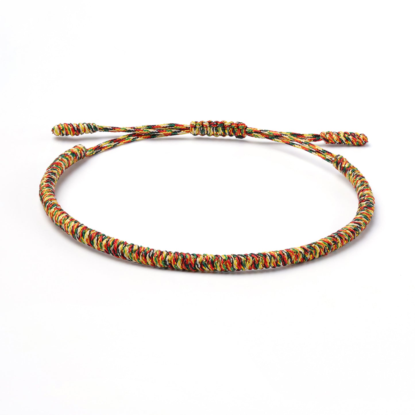 TRANSMUTACIÓN - Pulsera de nudos budistas de la suerte hecho a mano