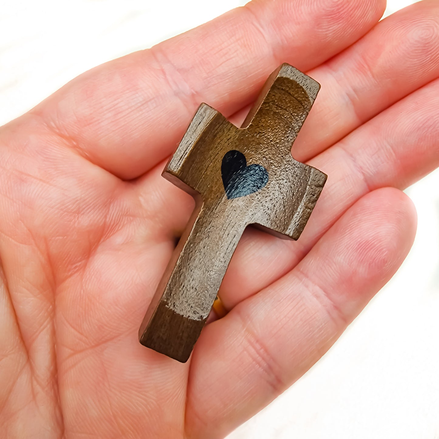 Set de 3 Cruces de Madera Decorativas | Símbolo con Significado | Para Hogar, Oficina o Regalo Especial