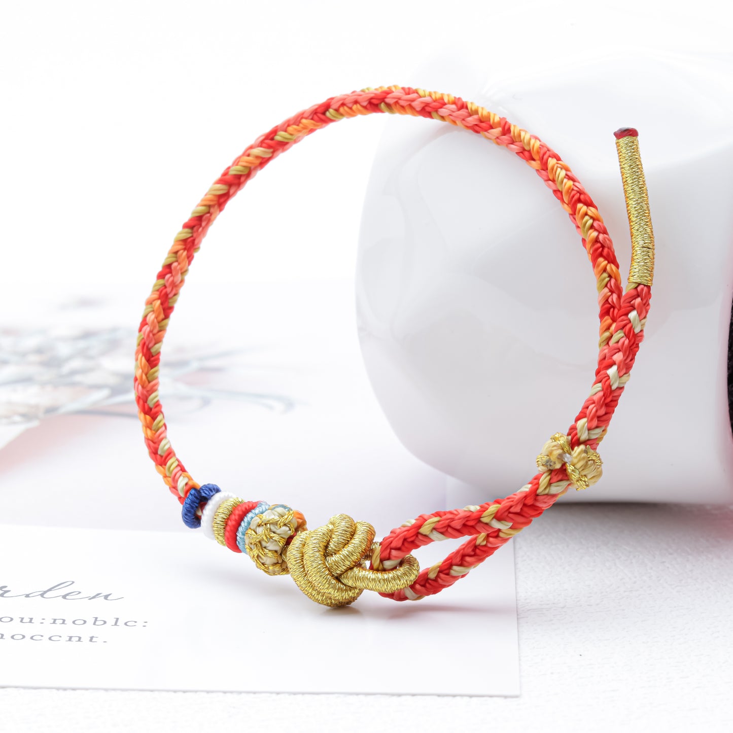 Tibetan Buddhist Bracelet Acceptance, Handmade, Kabbalahh Bracelet
