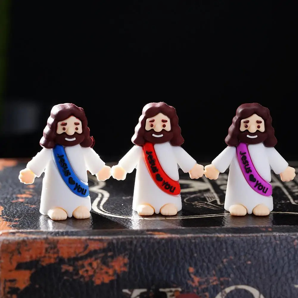 Mini Figuras de Jesús | Decoración Cristiana | Recuerdos Bautizo, Comunión y Confirmación