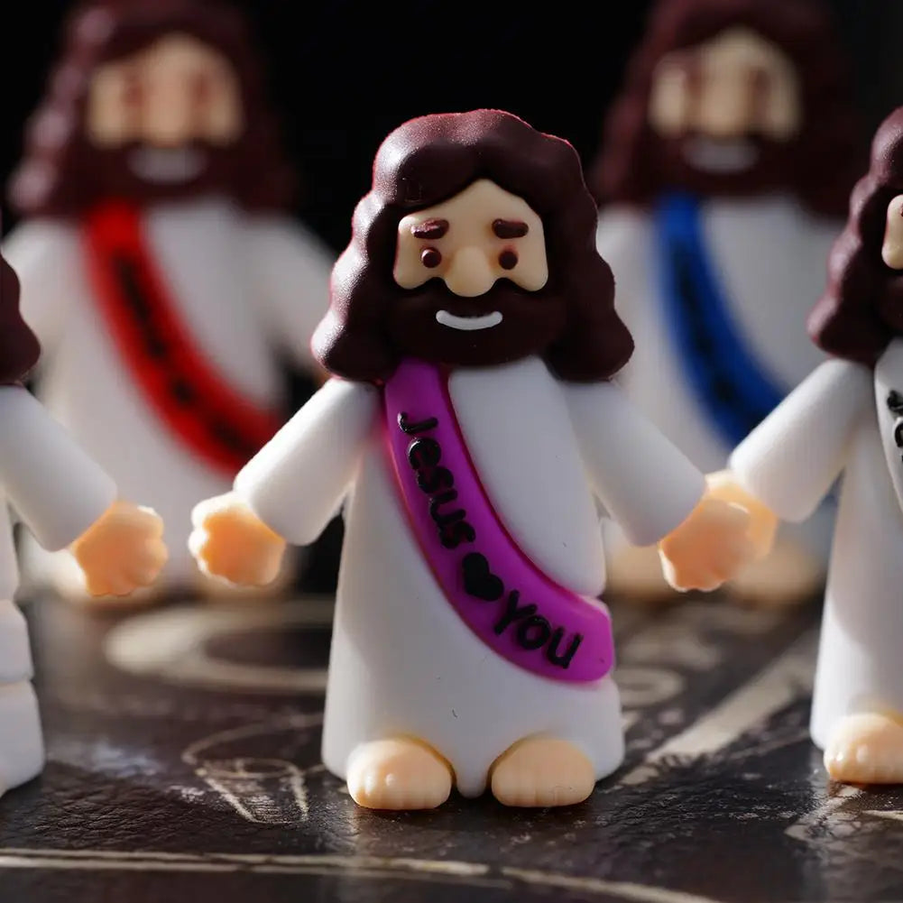 Mini Figuras de Jesús | Decoración Cristiana | Recuerdos Bautizo, Comunión y Confirmación