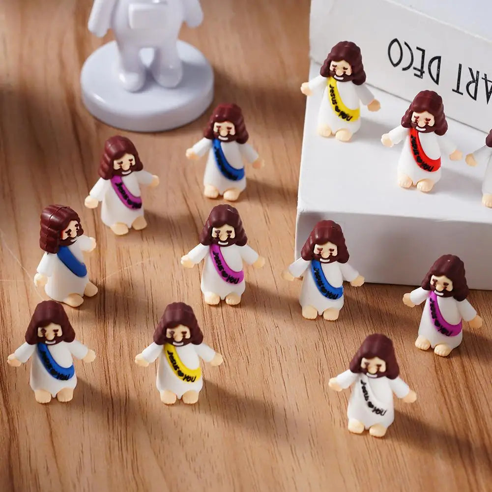 Mini Figuras de Jesús | Decoración Cristiana | Recuerdos Bautizo, Comunión y Confirmación