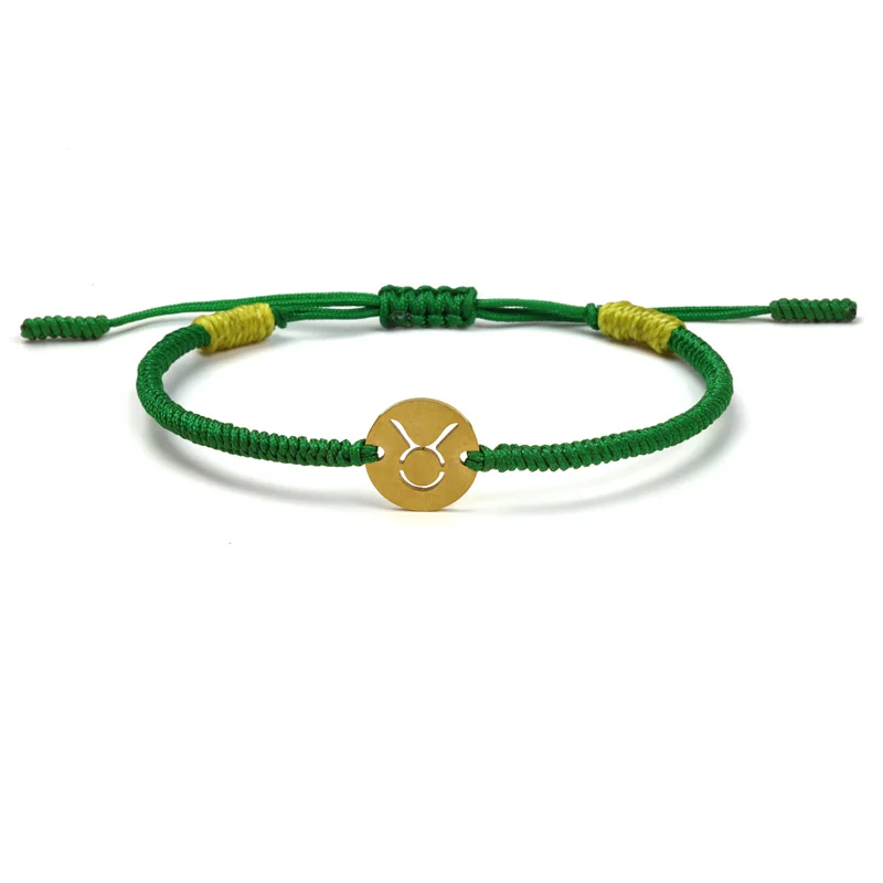 HORÓSCOPO - Pulsera de nudos budistas de la suerte hecho a mano