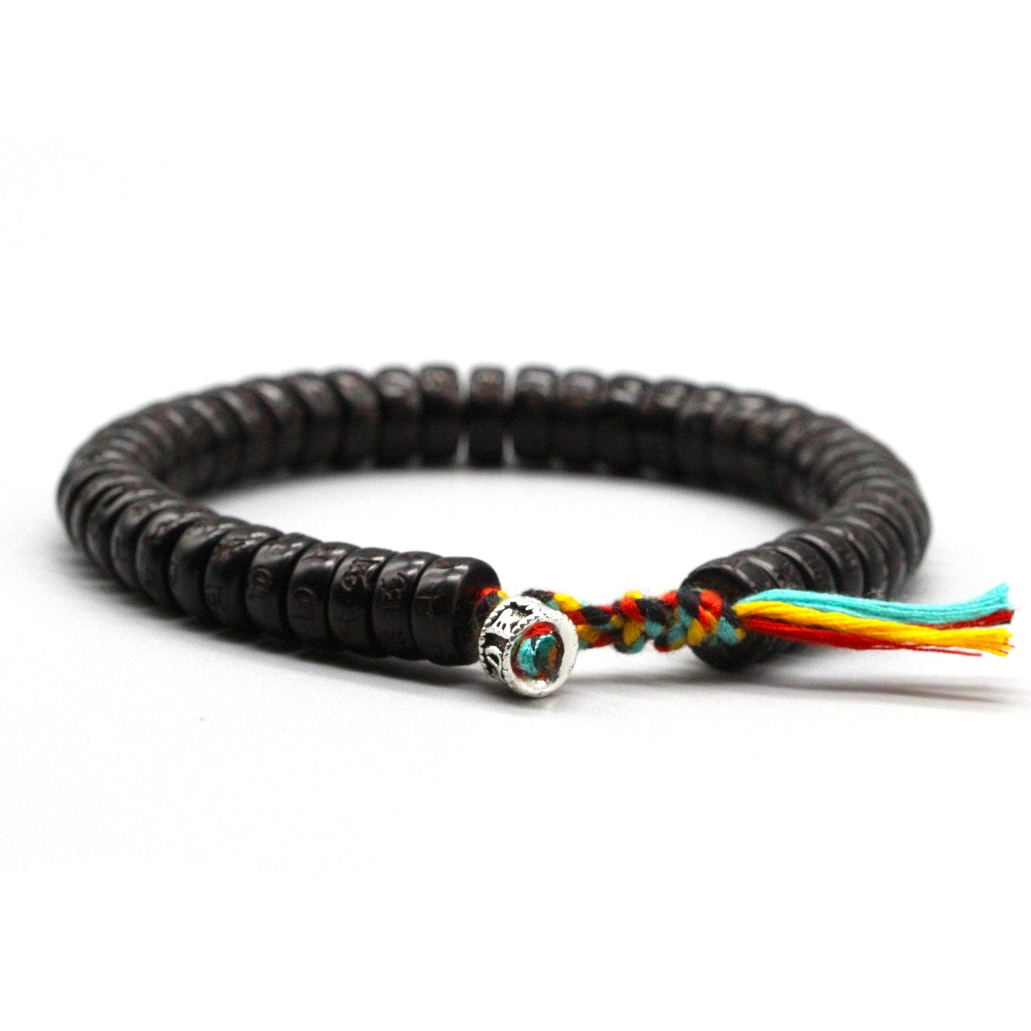 Tibetan Buddhist Bracelet with Coconut Beads