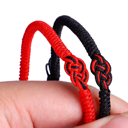 HARMONY - Set of handmade Buddhist Lucky Knot Bracelets