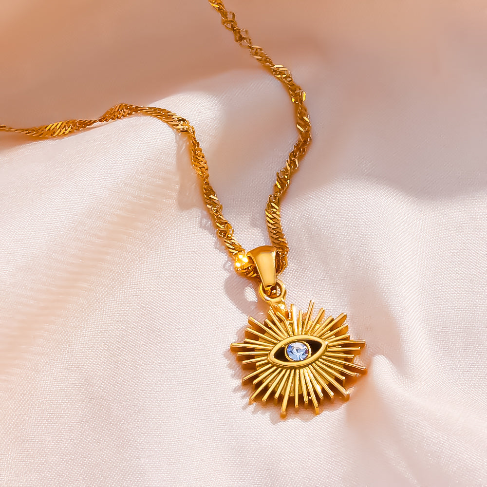Colgante Sol de Ojo Turco