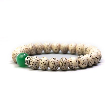 Tibetan Buddhist Cat Eye Beaded Bracelet