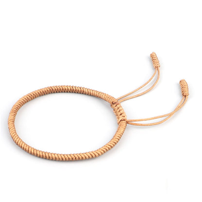 PERFECCIÓN - Pulsera de nudos budistas de la suerte hecho a mano