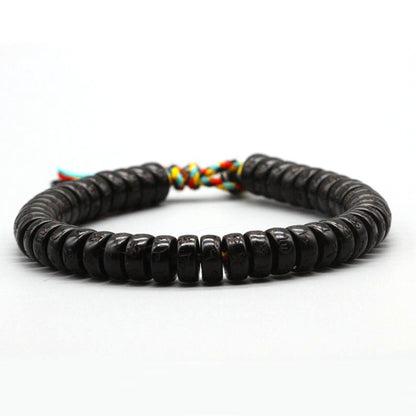 Tibetan Buddhist Bracelet with Coconut Beads