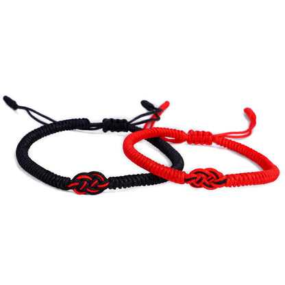 HARMONY - Set of handmade Buddhist Lucky Knot Bracelets