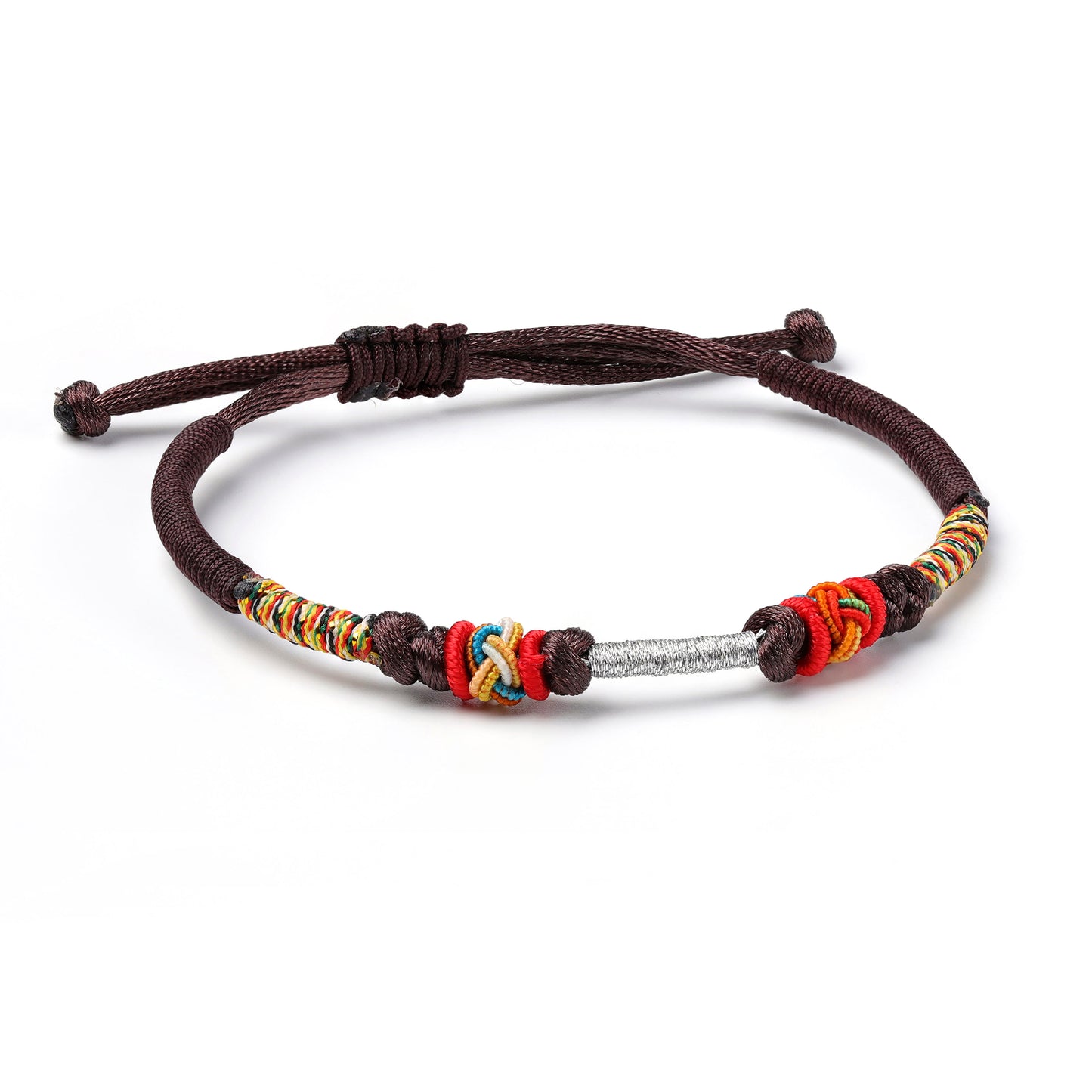 Handmade Tibetan Buddhist Bracelet Lucky Knots Resilience