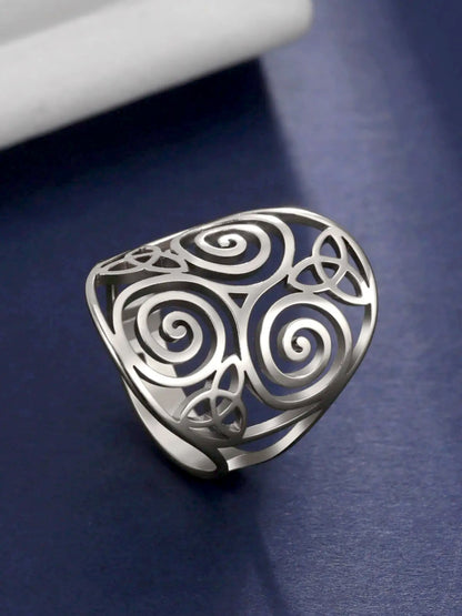 DRACO RING · Stainless steel (adjustable)