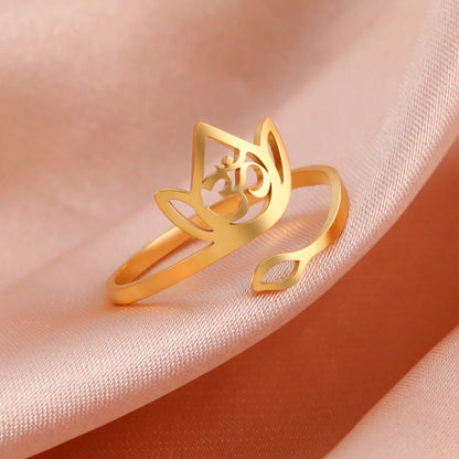 AZURA RING · Stainless steel (adjustable)