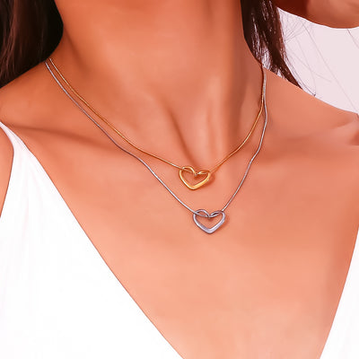 Colgante Corazón Infinito | Símbolo eterno de amor y conexión | Elegancia Atemporal