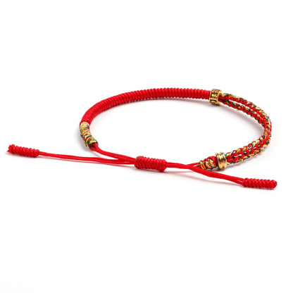 COMPASSION - Handmade Lucky Buddhist Knot Bracelet 