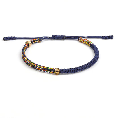 COMPASSION - Handmade Lucky Buddhist Knot Bracelet 