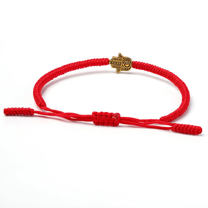 SELF-ACCEPTANCE - Handmade Lucky Buddhist Knot Bracelet