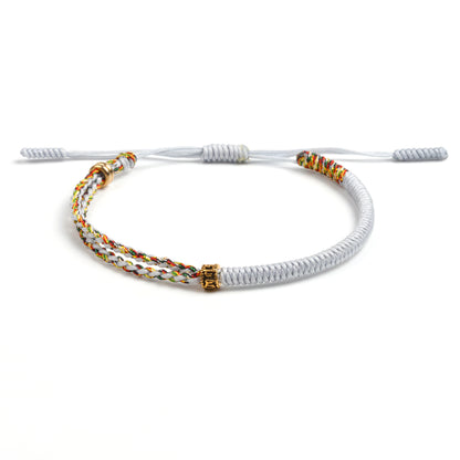 COMPASSION - Handmade Lucky Buddhist Knot Bracelet 