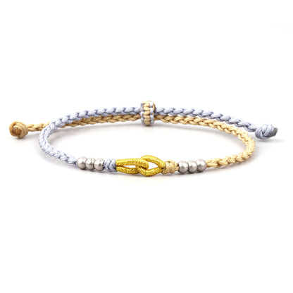 PROSPERITY - Handmade Lucky Buddhist Knot Bracelet 