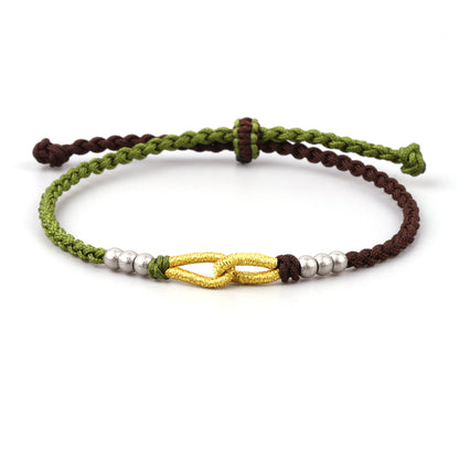 PROSPERITY - Handmade Lucky Buddhist Knot Bracelet 