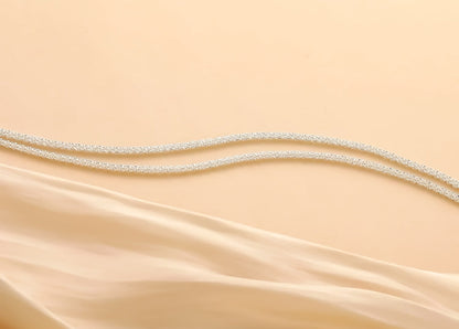 Tobillera Minimalista Doble Cadena | Tobillera Elegante Resistente y Atemporal