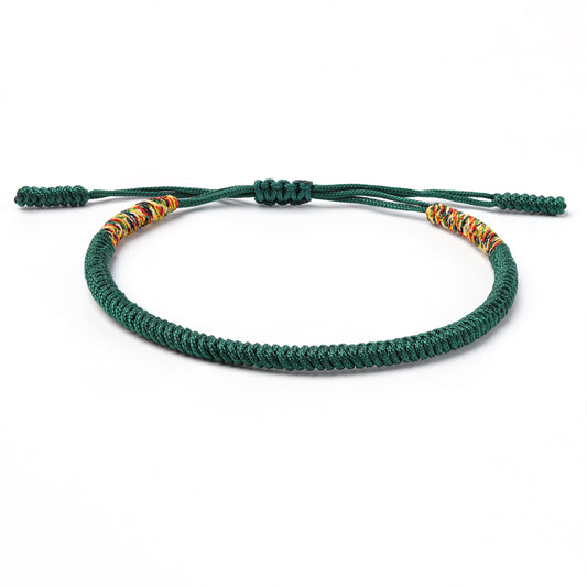 UNDERSTANDING - Handmade Lucky Buddhist Knot Bracelet 