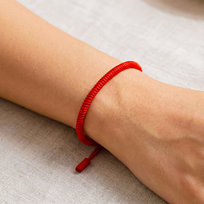 LUCK - Handmade Lucky Buddhist Knot Bracelet 