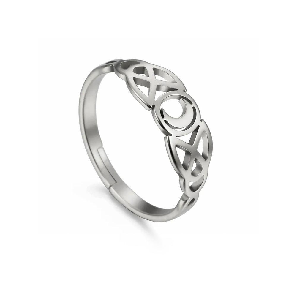 LUNARIS RING · Stainless steel (adjustable)