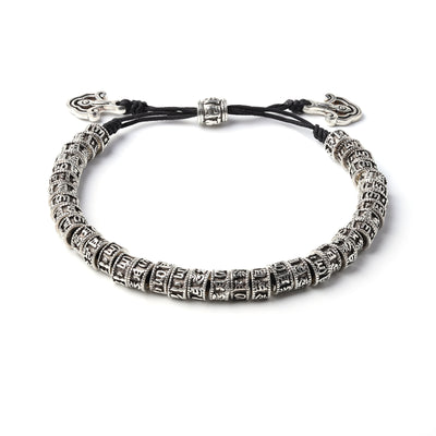 Tibetan silver account of Tibetan Buddhist Bracelet
