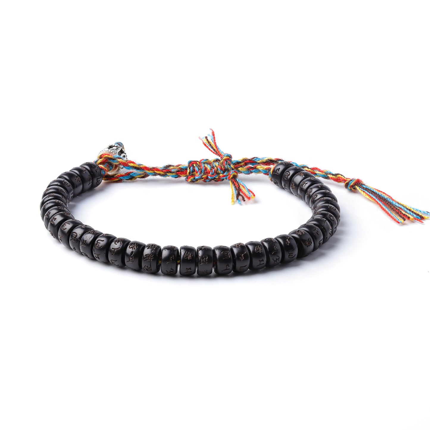 Tibetan Buddhist bracelet, lucky knots, Original tibet, with Om mani Padme Hum mantra