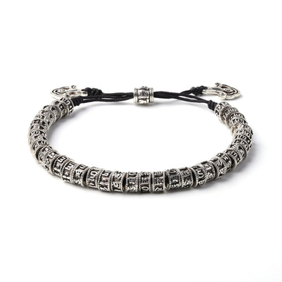 Tibetan silver account of Tibetan Buddhist Bracelet