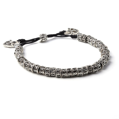 Tibetan silver account of Tibetan Buddhist Bracelet