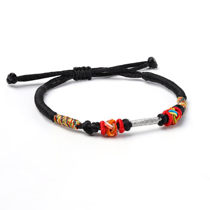 Handmade Tibetan Buddhist Bracelet Lucky Knots Resilience