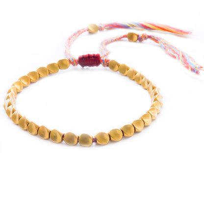 PROSPERIDAD - Pulsera tibetana de cuentas de cobre,  Obtén Tu Regalo GRATIS