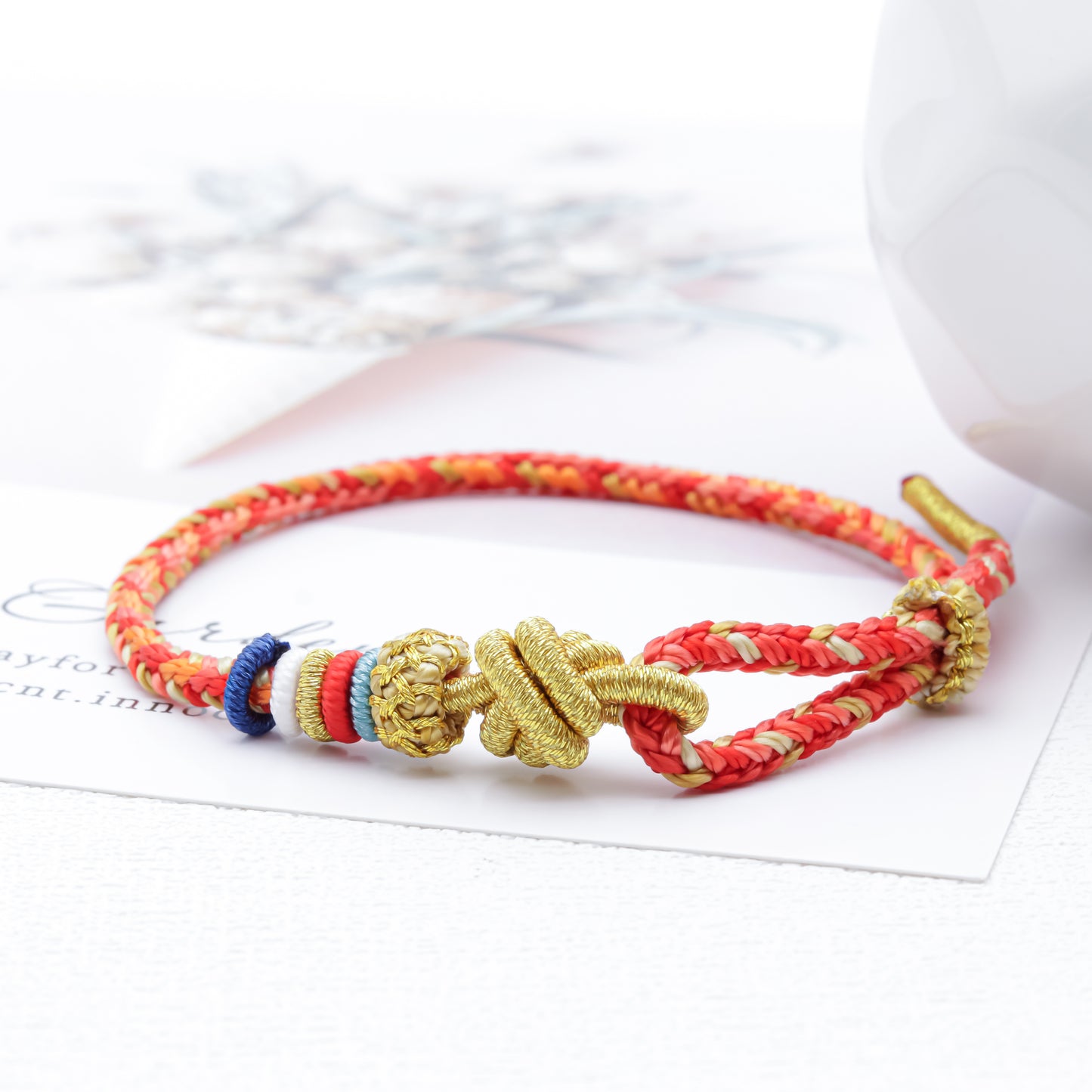 Tibetan Buddhist Bracelet Acceptance, Handmade, Kabbalahh Bracelet