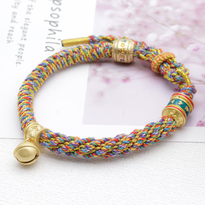 Handmade Tibetan Buddhist bracelet with hand carved bodhi seeds, super thin style