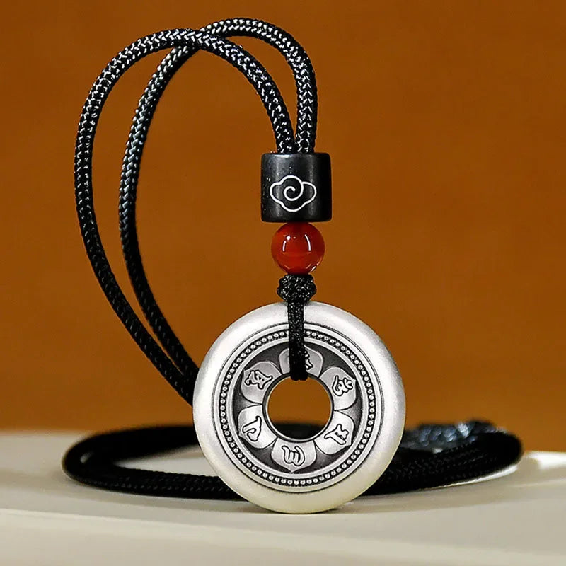 OM MANI PADME HUM PENDANT TIBETAN TALISMAN PENDANT