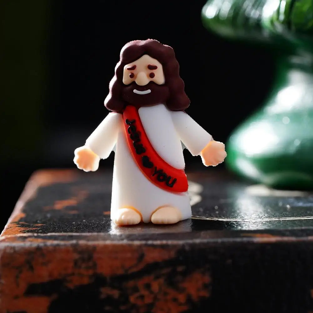 Mini Figuras de Jesús | Decoración Cristiana | Recuerdos Bautizo, Comunión y Confirmación