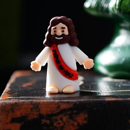 Mini Figuras de Jesús | Decoración Cristiana | Recuerdos Bautizo, Comunión y Confirmación
