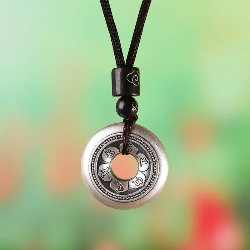 OM MANI PADME HUM PENDANT TIBETAN TALISMAN PENDANT