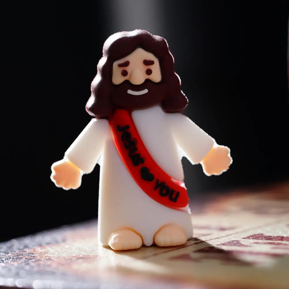 Mini Figuras de Jesús | Decoración Cristiana | Recuerdos Bautizo, Comunión y Confirmación