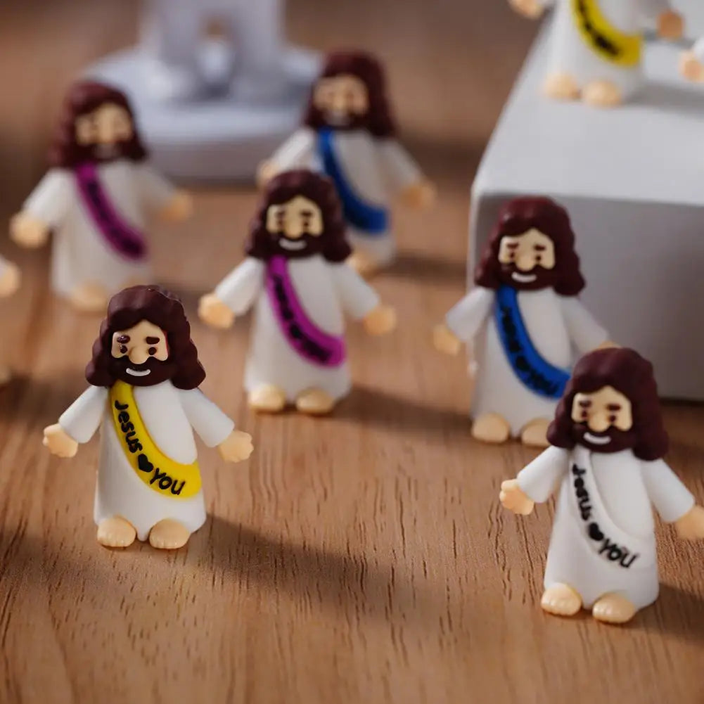 Mini Figuras de Jesús | Decoración Cristiana | Recuerdos Bautizo, Comunión y Confirmación
