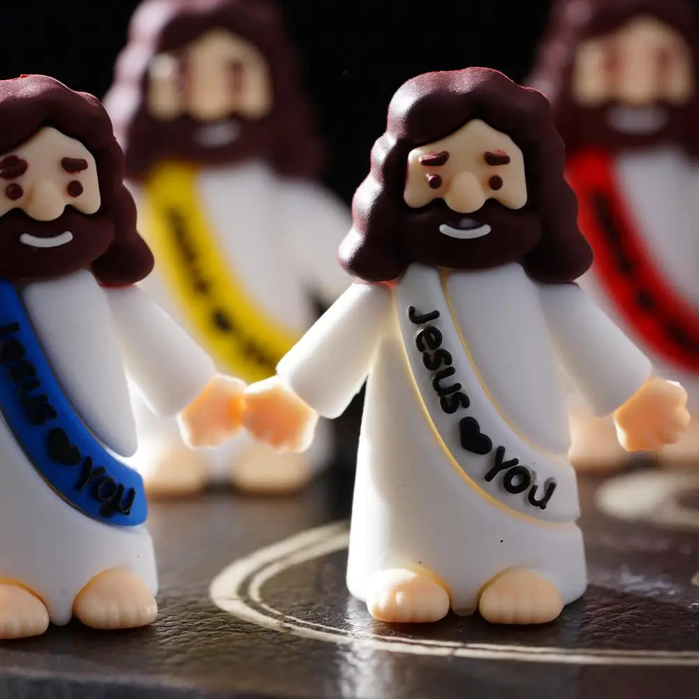 Mini Figuras de Jesús | Decoración Cristiana | Recuerdos Bautizo, Comunión y Confirmación
