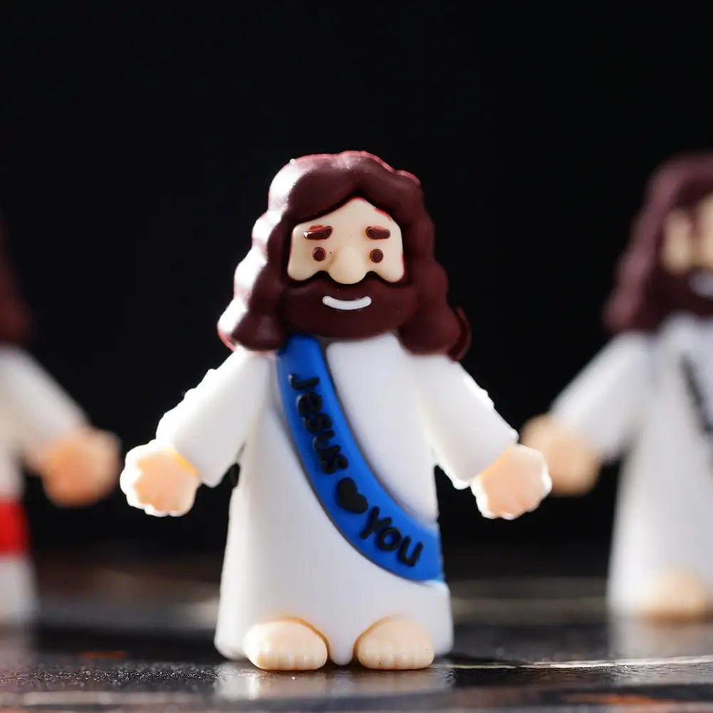 Mini Figuras de Jesús | Decoración Cristiana | Recuerdos Bautizo, Comunión y Confirmación