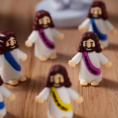 Mini Figuras de Jesús | Decoración Cristiana | Recuerdos Bautizo, Comunión y Confirmación